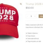 Trump 2028 hat